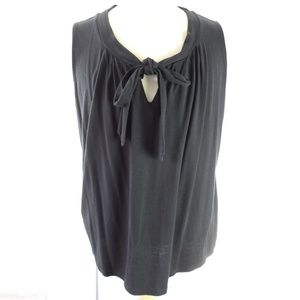 Talbots petites sleeveless black blouse, 2XLP